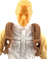 Steady Cam Gun: Steady Cam Harness BROWN Version - 1:18 Scale Modular MTF Accessory for 3-3/4" Action Figures