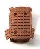 Male Vest: Plate Carrier Type BROWN Version - 1:18 Scale Modular MTF Accessory for 3-3/4" Action Figures
