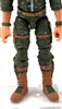 Male Legs: Green and Brown Cloth Legs (NO Armor) -  Right AND Left Pair-NO WAIST-LEGS ONLY  - 1:18 Scale MTF Accessory for 3-3/4" Action Figures