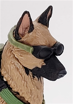 MTF K9 Dog Unit: GREEN Goggles - 1:18 Scale Marauder Task Force Animal