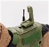 MTF K9 Dog Unit: GREEN Video Camera with Antenna - 1:18 Scale Marauder Task Force Animal