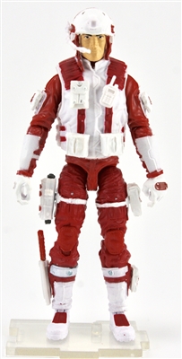 DELUXE MTF Male Trooper RED & WHITE "Rescue-Ops" Version - 1:18 Scale Marauder Task Force Action Figure