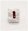 Pocket: Small Size WHITE with RED Version - 1:18 Scale Modular MTF Accessory for 3-3/4" Action Figures