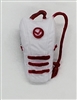 Camel Hydration Pack: WHITE with RED Version - 1:18 Scale Modular MTF Accessory for 3-3/4" Action Figures