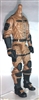 "Terra-Ops" BROWN MTF Male Trooper Body WITHOUT Head - 1:18 Scale Marauder Task Force Action Figure
