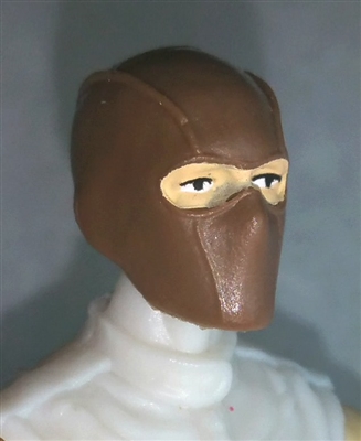 Male Head: Balaclava Mask BROWN Version - 1:18 Scale MTF Accessory for 3-3/4" Action Figures