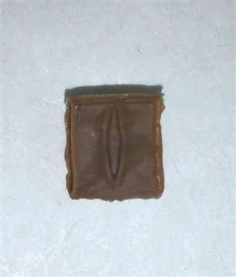 Ammo Pouch: Empty BROWN Version - 1:18 Scale Modular MTF Accessory for 3-3/4" Action Figures