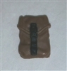 Pocket: Large Size BROWN Version - 1:18 Scale Modular MTF Accessory for 3-3/4" Action Figures