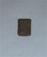 Armor Panel: Small Size BROWN Version - 1:18 Scale Modular MTF Accessory for 3-3/4" Action Figures