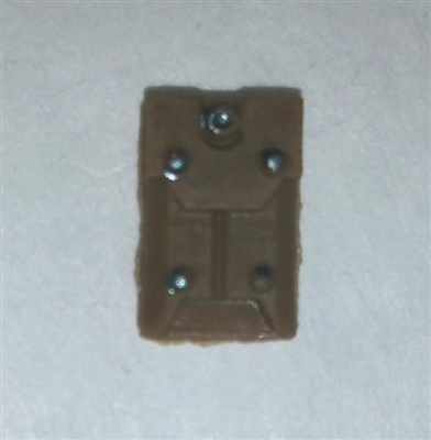 Armor Panel: Large Size BROWN Version - 1:18 Scale Modular MTF Accessory for 3-3/4" Action Figures