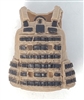 Male Vest: Utility Type BROWN & Black Version - 1:18 Scale Modular MTF Accessory for 3-3/4" Action Figures