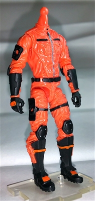 "Hazard-Ops" ORANGE MTF Male Trooper Body WITHOUT Head - 1:18 Scale Marauder Task Force Action Figure