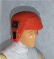 Headgear: Armor Helmet ORANGE Version - 1:18 Scale Modular MTF Accessory for 3-3/4" Action Figures