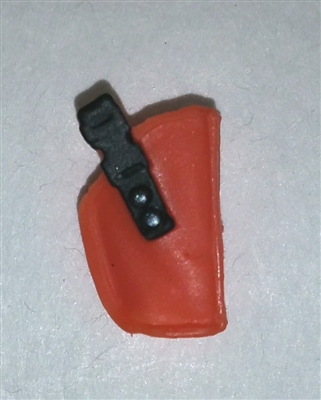 Pistol Holster: Small  Right Handed ORANGE Version - 1:18 Scale Modular MTF Accessory for 3-3/4" Action Figures