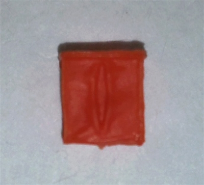 Ammo Pouch: Empty ORANGE Version - 1:18 Scale Modular MTF Accessory for 3-3/4" Action Figures