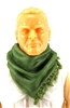 Headgear: Large Neck Scarf "Shemagh" LIGHT GREEN Version - 1:18 Scale Modular MTF Accessory for 3-3/4" Action Figures