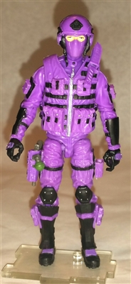 DELUXE MTF Male Trooper PURPLE "Engineer-Ops" Version - 1:18 Scale Marauder Task Force Action Figure