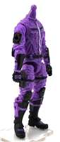 "Engineer-Ops" PURPLE with Black MTF Male Trooper Body WITHOUT Head - 1:18 Scale Marauder Task Force Action Figure