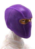 Male Head: Balaclava Mask PURPLE Version - 1:18 Scale MTF Accessory for 3-3/4" Action Figures