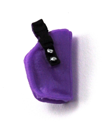 Pistol Holster: Small Right Handed PURPLE Version - 1:18 Scale Modular MTF Accessory for 3-3/4" Action Figures