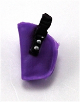 Pistol Holster: Small Left Handed PURPLE Version - 1:18 Scale Modular MTF Accessory for 3-3/4" Action Figures