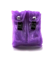 Ammo Pouch: Double Magazine PURPLE Version - 1:18 Scale Modular MTF Accessory for 3-3/4" Action Figures