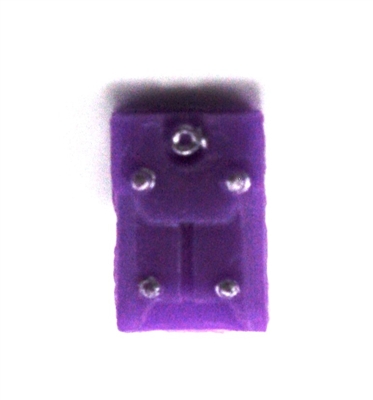 Armor Panel: Large Size PURPLE Version - 1:18 Scale Modular MTF Accessory for 3-3/4" Action Figures