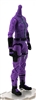MTF Female Valkyries Body WITHOUT Head PURPLE with BLACK "Engineer-Ops" Version BASIC - 1:18 Scale Marauder Task Force Action Figure