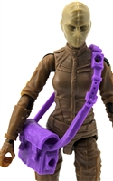 Satchel Case with Strap: PURPLE Version - 1:18 Scale Modular MTF Accessory for 3-3/4" Action Figures