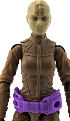 Steady Cam Gun: Steady Cam Support Belt PURPLE Version - 1:18 Scale Modular MTF Accessory for 3-3/4" Action Figures