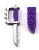 Knuckle Knife with Sheath: Small Size PURPLE Version - 1:18 Scale Modular MTF Accessory for 3-3/4" Action Figures
