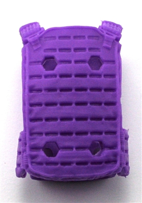 Male Vest: Plate Carrier Type PURPLE Version - 1:18 Scale Modular MTF Accessory for 3-3/4" Action Figures