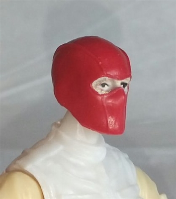 Male Head: Balaclava Mask RED Version - 1:18 Scale MTF Accessory for 3-3/4" Action Figures