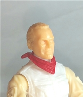 Headgear: Standard Neck Scarf RED Version - 1:18 Scale Modular MTF Accessory for 3-3/4" Action Figures
