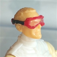 Headgear: Standard Goggles with Strap RED Version - 1:18 Scale Modular MTF Accessory for 3-3/4" Action Figures