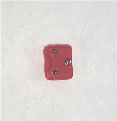 Armor Panel: Small Size RED Version - 1:18 Scale Modular MTF Accessory for 3-3/4" Action Figures