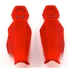 Female Shin Armor: RED Version - Left & Right (Pair) - 1:18 Scale Modular MTF Valkyries Accessory for 3-3/4" Action Figures