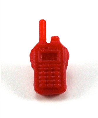 Radio Walkie Talkie: RED Version - 1:18 Scale MTF Accessory for 3 3/4 Inch Action Figures