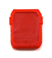 Smartpad / Computer Tablet: RED Version - 1:18 Scale MTF Accessory for 3 3/4 Inch Action Figures