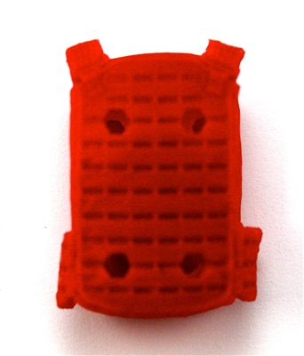 Male Vest: Plate Carrier Type RED Version - 1:18 Scale Modular MTF Accessory for 3-3/4" Action Figures