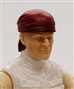 Headgear: "Bandana" Head Cover RED Version - 1:18 Scale Modular MTF Accessory for 3-3/4" Action Figures