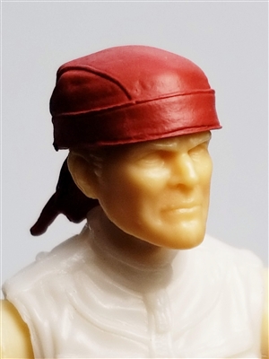 Headgear: "Do-Rag" Head Cover RED Version - 1:18 Scale Modular MTF Accessory for 3-3/4" Action Figures