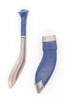 Kukri Knife & Sheath: BLUE Version - 1:18 Scale Modular MTF Accessory for 3-3/4" Action Figures