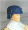 Headgear: Armor Helmet BLUE Version - 1:18 Scale Modular MTF Accessory for 3-3/4" Action Figures