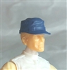 Headgear: Fatigue Cap BLUE Version - 1:18 Scale Modular MTF Accessory for 3-3/4" Action Figures