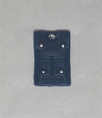 Armor Panel: Large Size BLUE Version - 1:18 Scale Modular MTF Accessory for 3-3/4" Action Figures