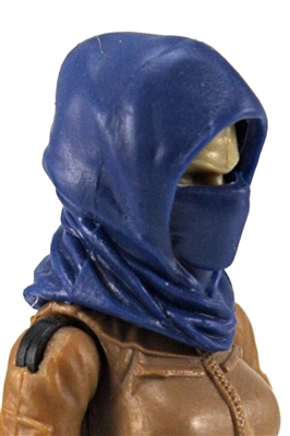 Headgear: Hood BLUE Version - 1:18 Scale Modular MTF Accessory for 3-3/4" Action Figures