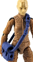 Satchel Case with Strap: BLUE Version - 1:18 Scale Modular MTF Accessory for 3-3/4" Action Figures
