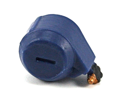 Steady-Cam Gun: Ammo Drum BLUE Version - 1:18 Scale Weapon Accessory for 3 3/4 Inch Action Figures