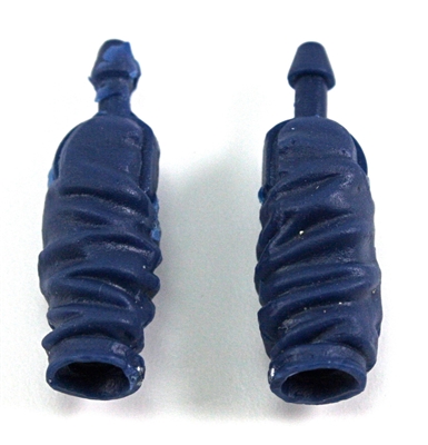 Male Forearms: BLUE Cloth Forearms (NO Armor) - Right AND Left (Pair) - 1:18 Scale MTF Accessory for 3-3/4" Action Figures